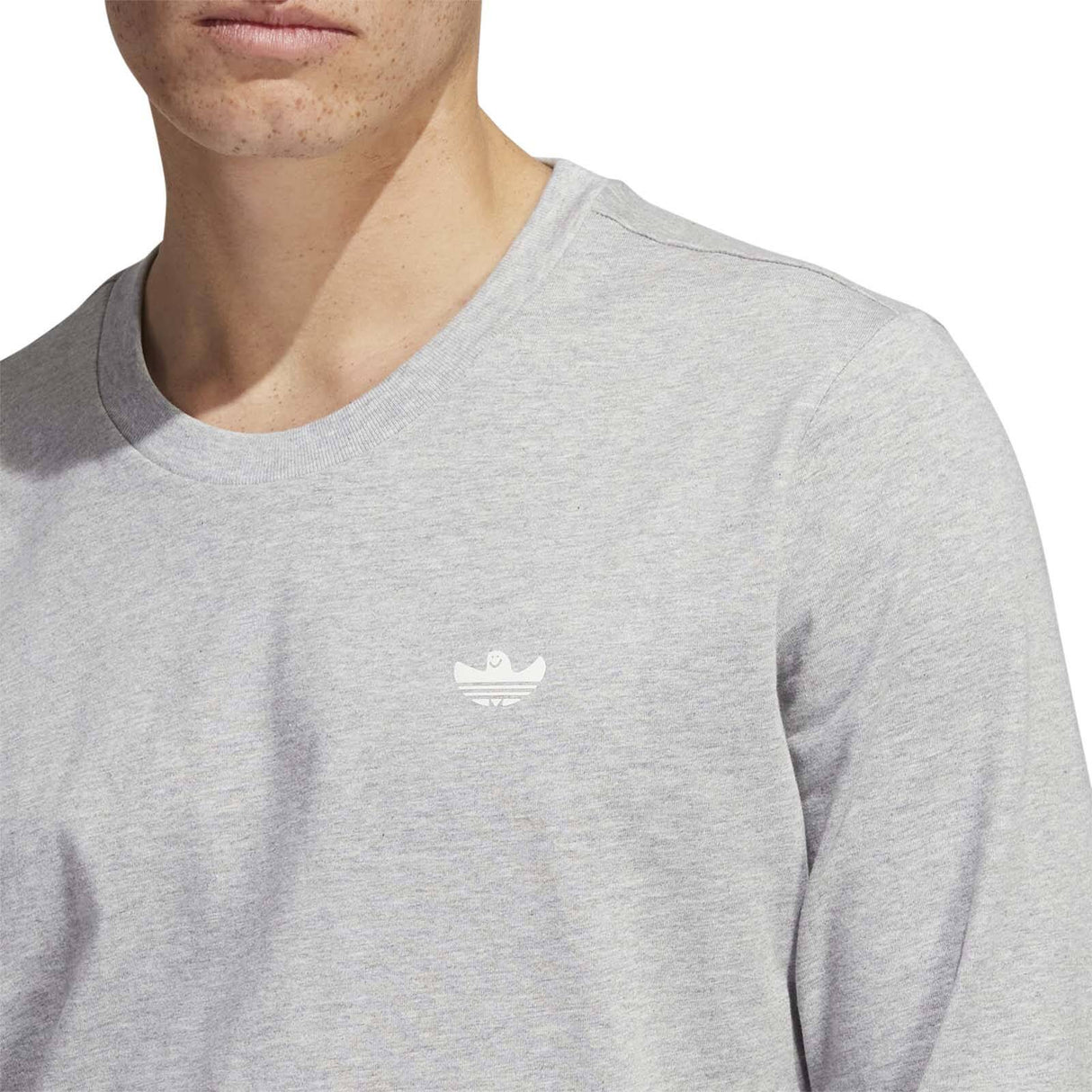Adidas Shmoofoil Painted LS T Shirt - Grey/Multi