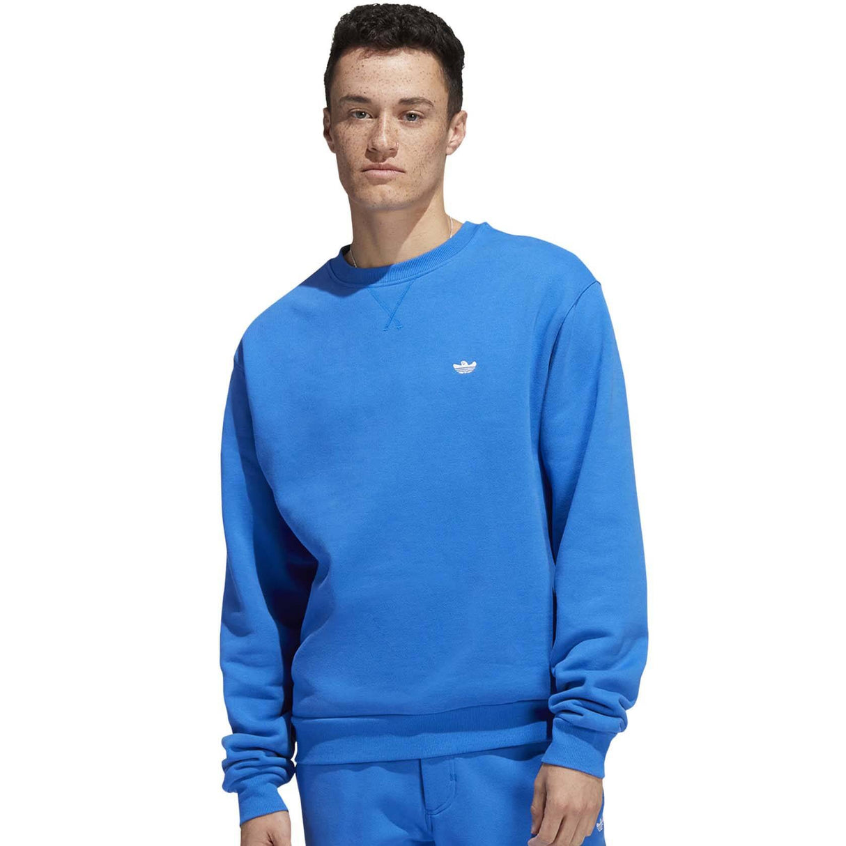 Adidas Shmoofoil Crew - Blue Bird/White