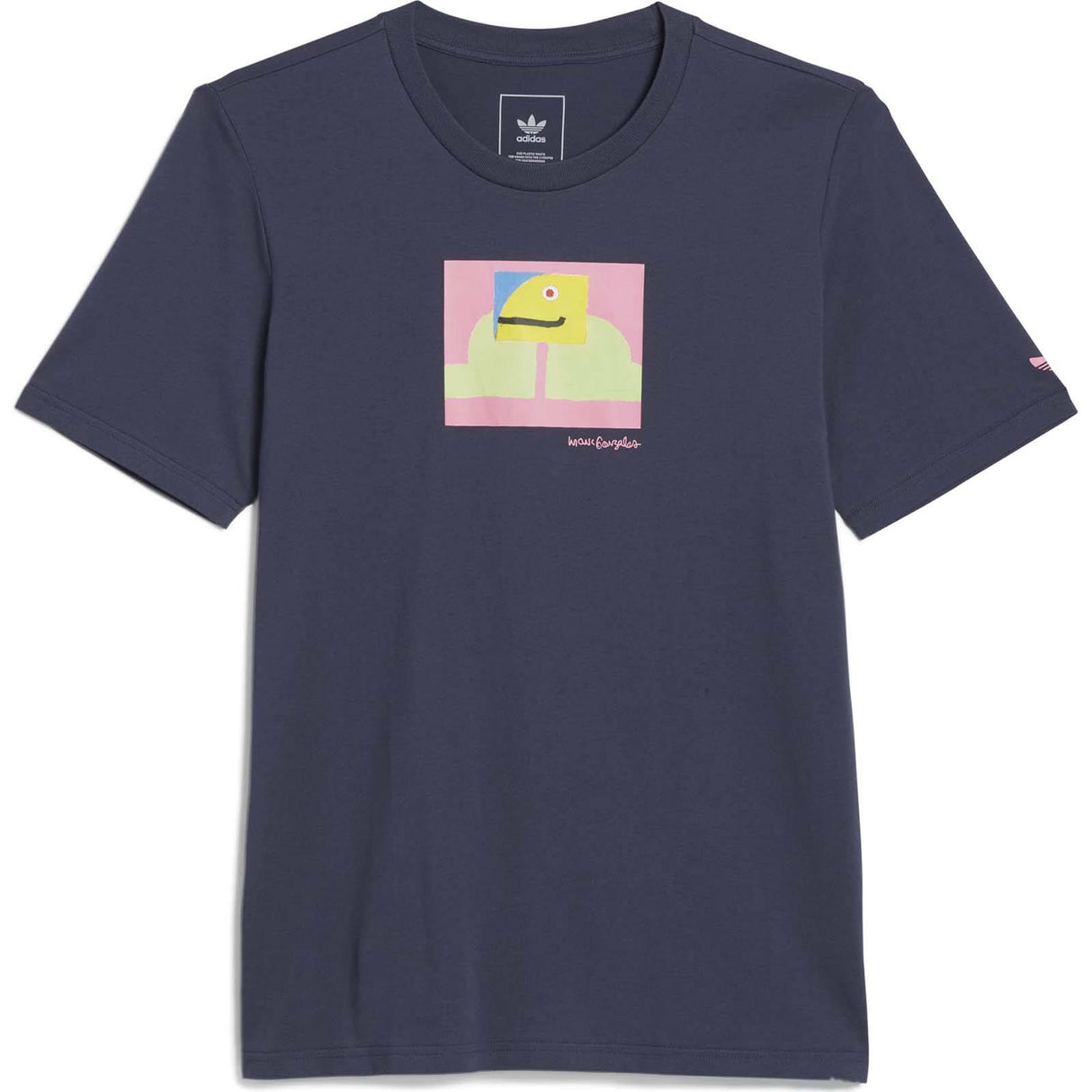Adidas Shmoofoil Painted SS T Shirt - Shadow Navy/Multi