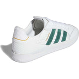 Adidas Tyshawn Low Skate Shoes - White/Green/Gold