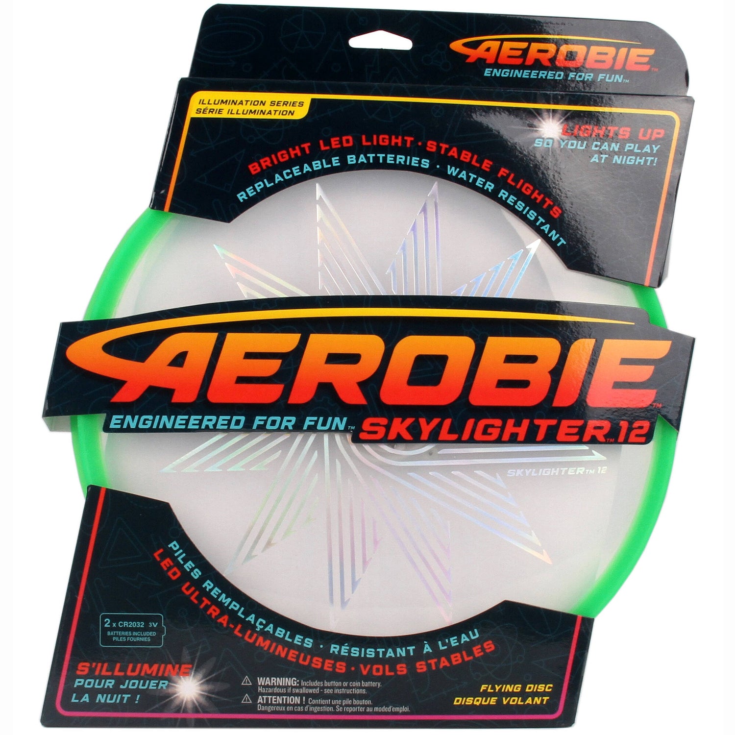 Aerobie Skylighter Frisbee - Green