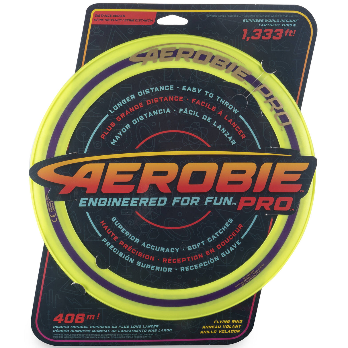 Aerobie 13'' Pro Throwing Ring - Yellow