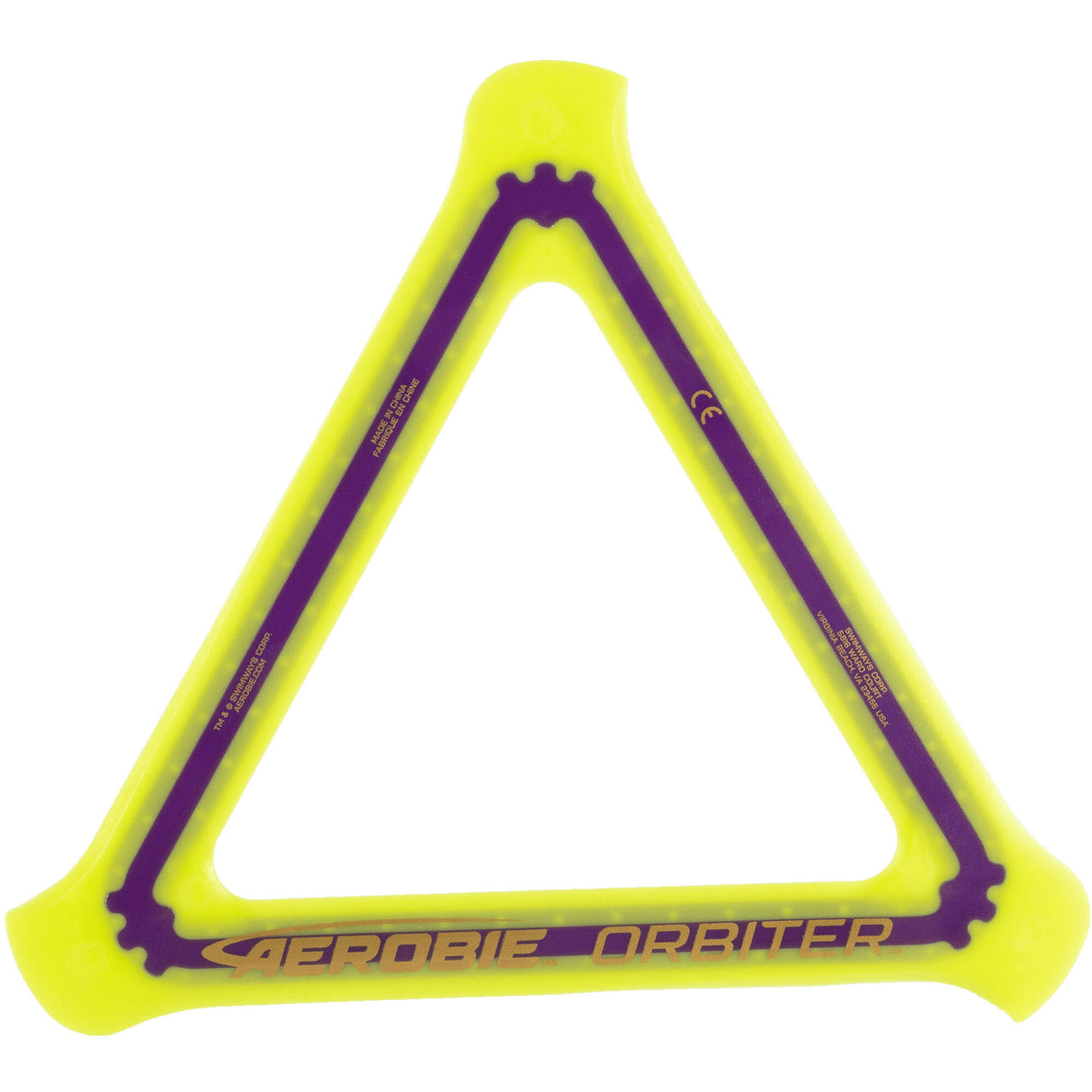 Aerobie Orbiter Boomerang - Yellow