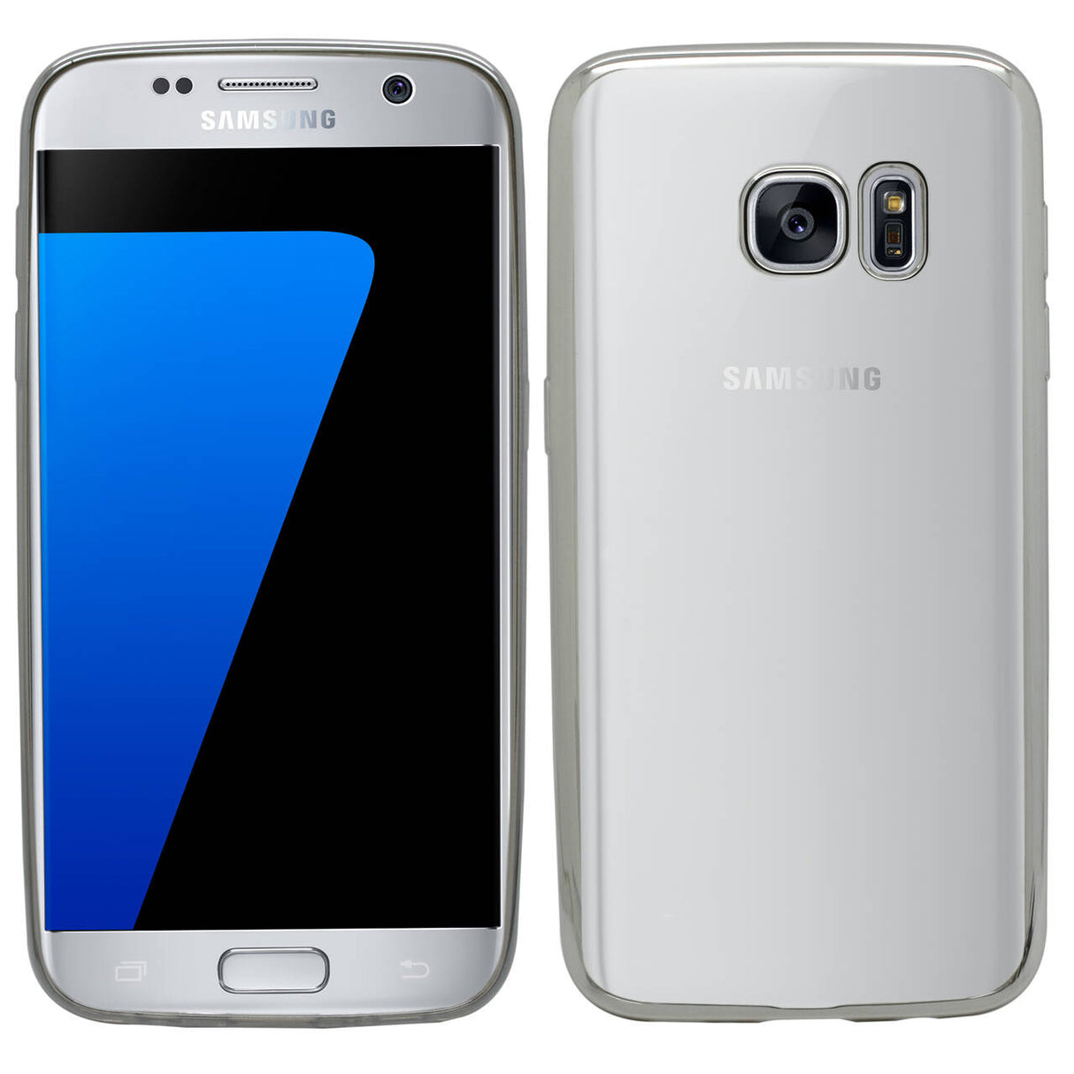 Aero Metallic Bumber Phone Cases - Galaxy S6 - Silver