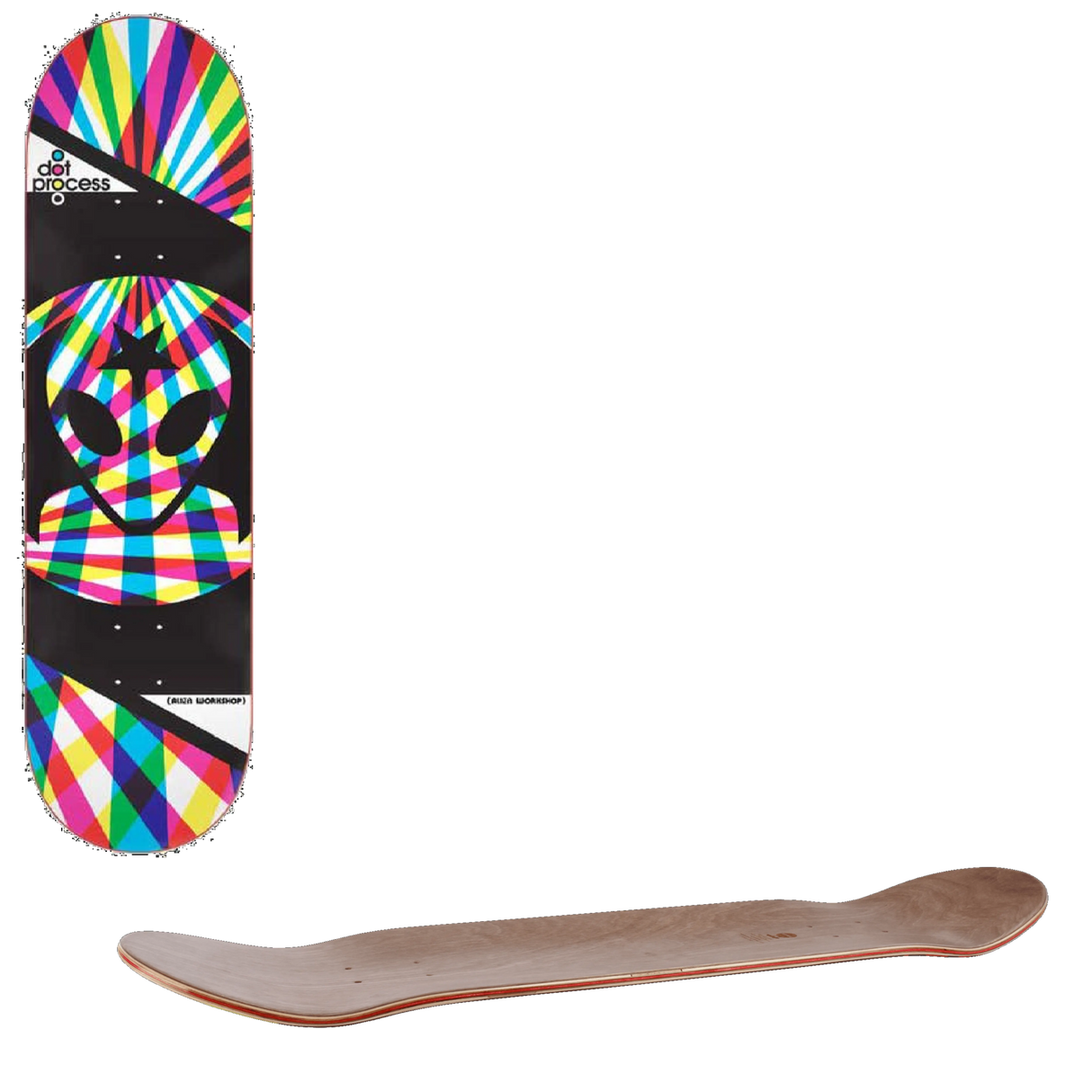 Alien Workshop Dot Process Skateboard Deck - Multi 8"