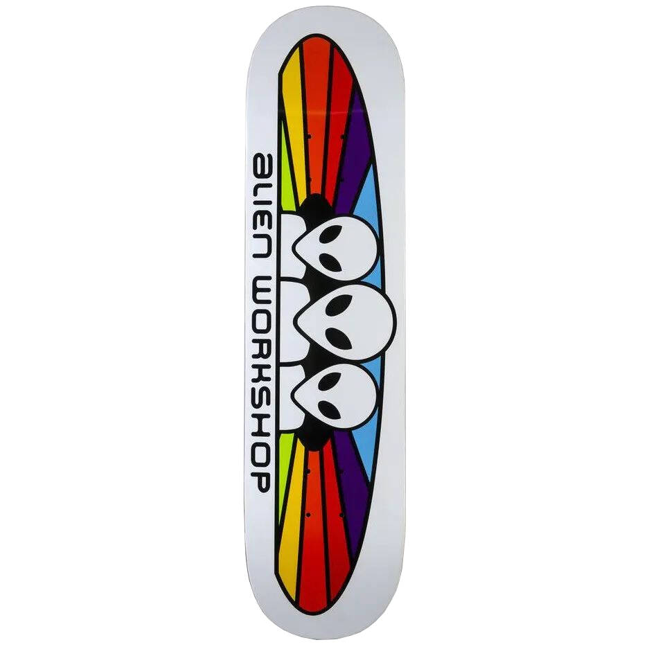 Alien Workshop Spectrum Skateboard Deck - White 8''