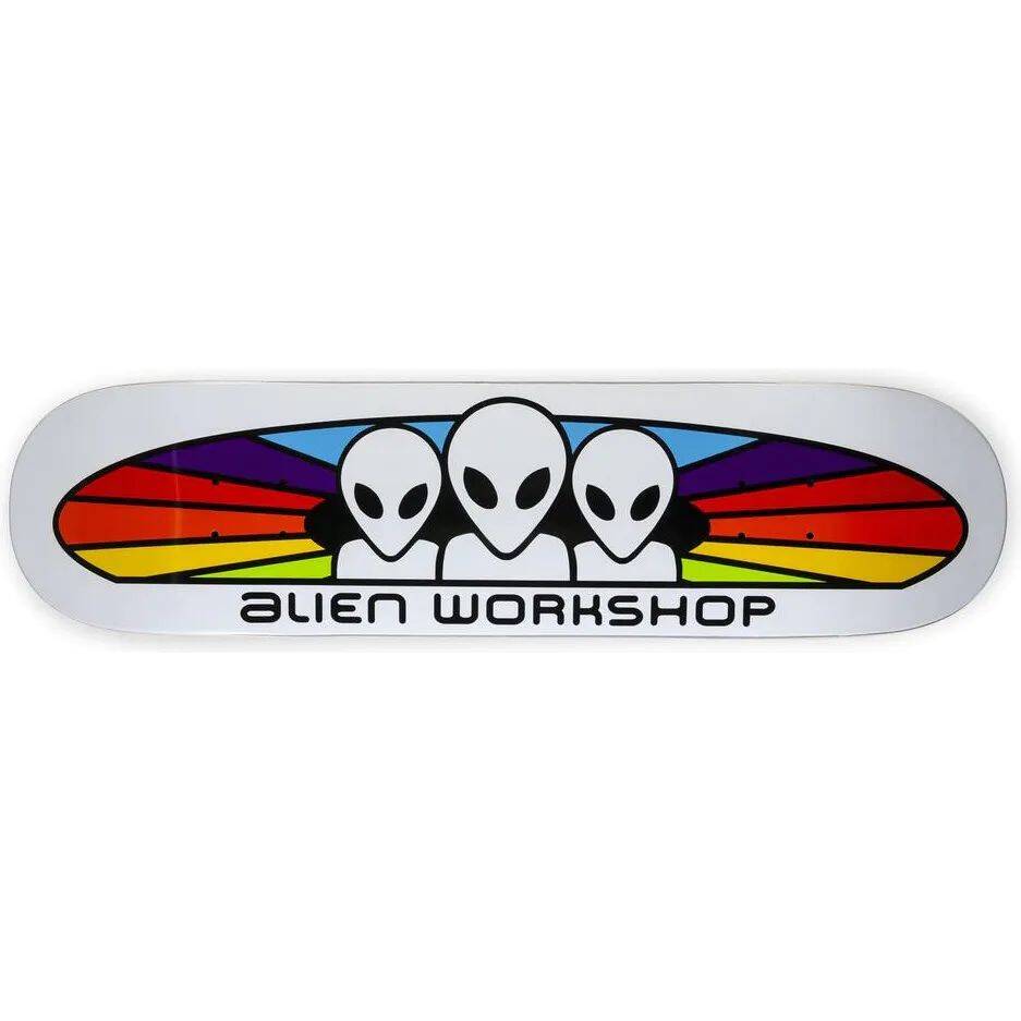 Alien Workshop Spectrum Skateboard Deck - White