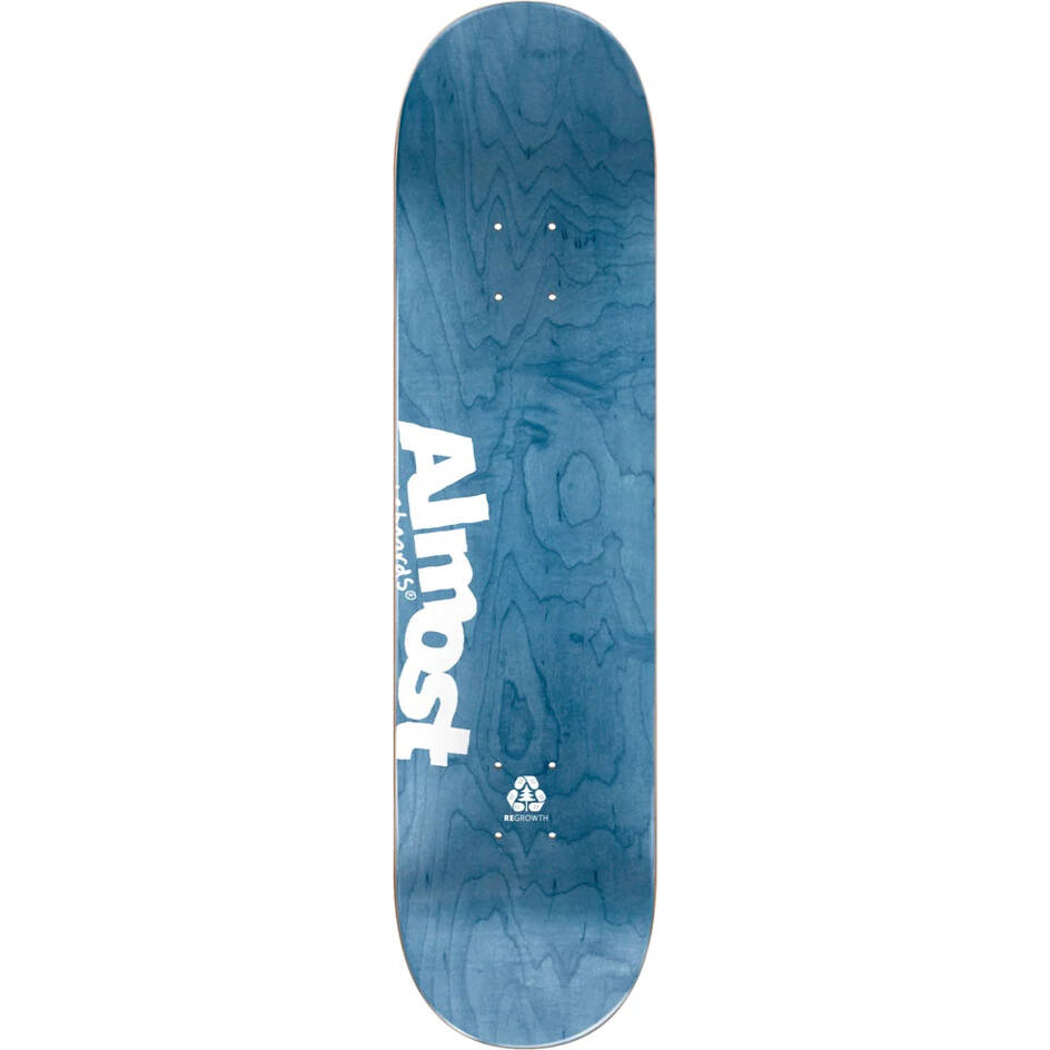 Almost Black Blur Impact Skateboard Deck - Max 8"