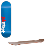 Almost Most Skateboard Deck - Blue 8.25"