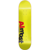 Almost Most Skateboard Deck - Yellow 8.5"
