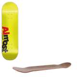 Almost Most Skateboard Deck - Yellow 8.5"