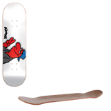 Almost Red Head Skateboard Deck - White 8.375"