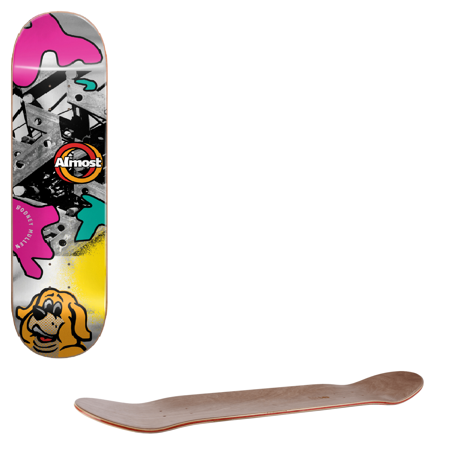 Almost Silver Lining R7 Skateboard Deck - Mullen 8"