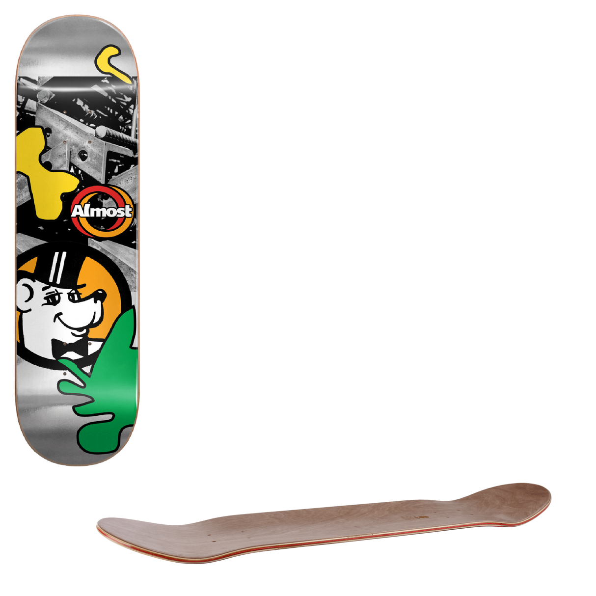Almost Silver Lining R7 Skateboard Deck - Tyson Bowerbank 8"