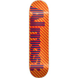 Almost Stripes Skateboard Deck - Orange 7.75"