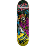 Almost Mullen King R7 Skateboard Deck - Black/White 8"