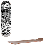 Almost Mullen King R7 Skateboard Deck - Black & White 7.75"