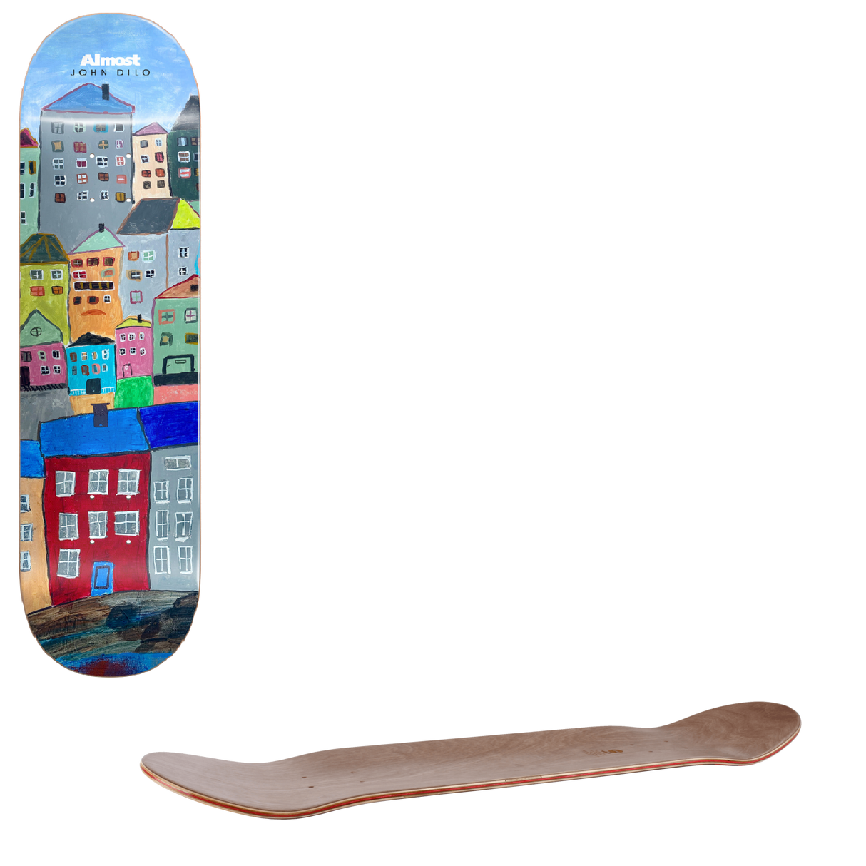 Almost Places R7 Skateboard Deck - Dilo 8.125"