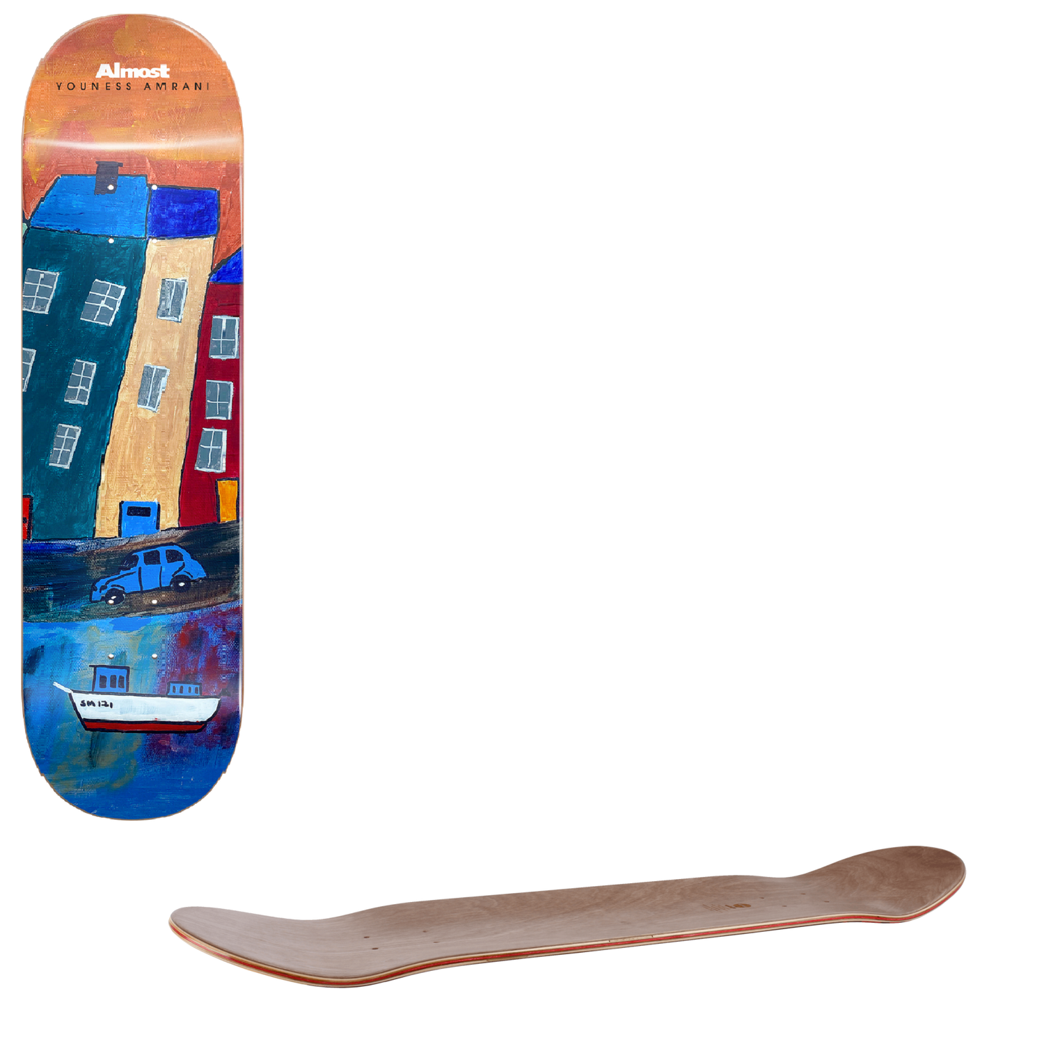 Almost Places R7 Skateboard Deck - Youness 8"
