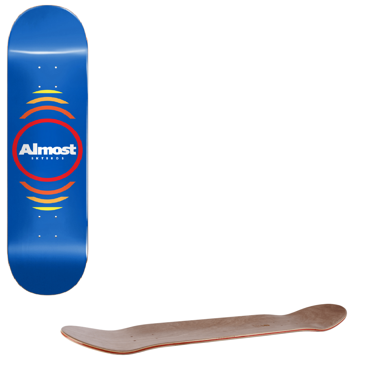 Almost Reflex Skateboard Deck - Blue 8"