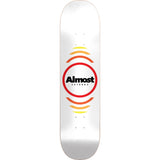 Almost Reflex Skateboard Deck - White 7.75"