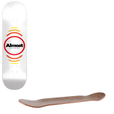 Almost Reflex Skateboard Deck - White 7.75"