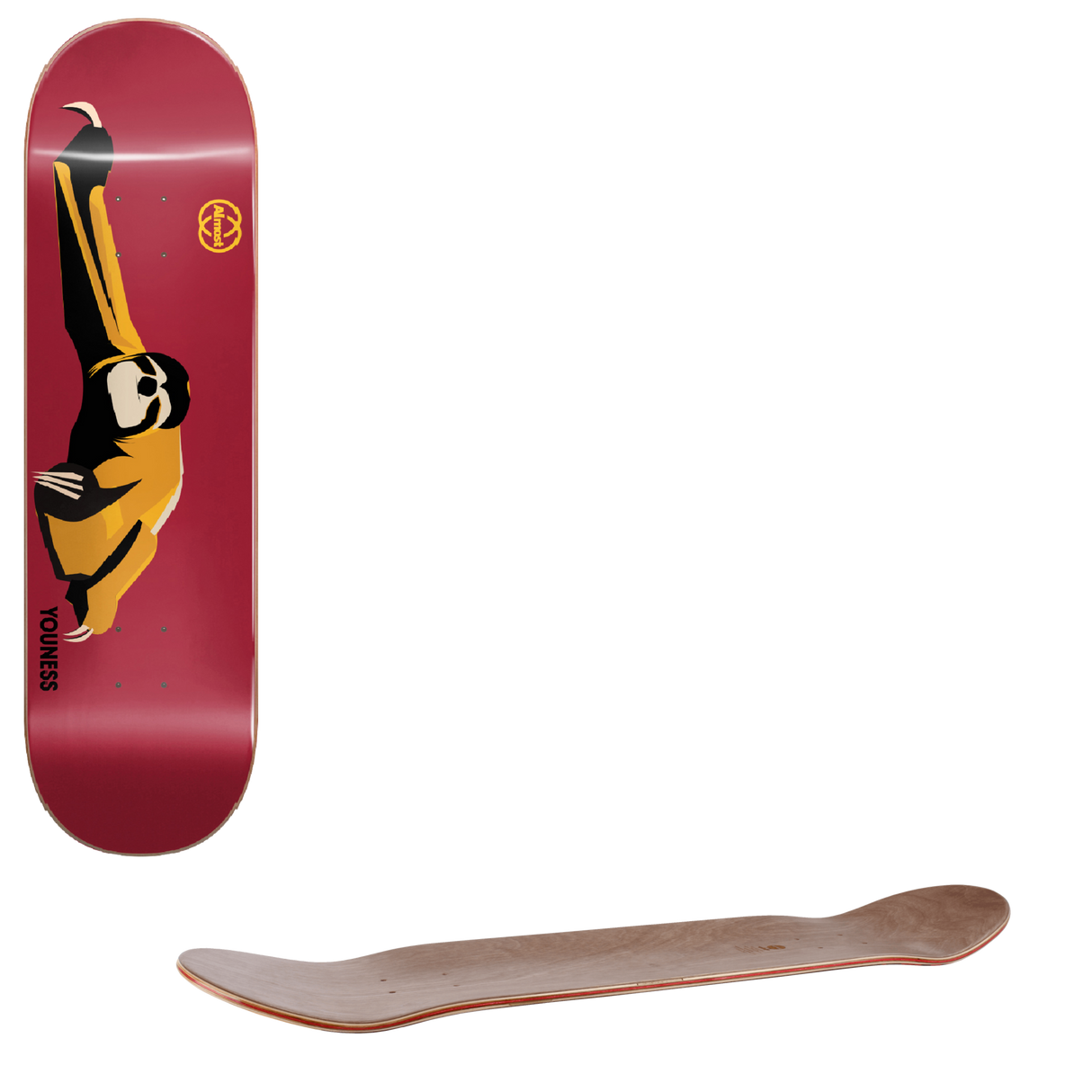 Almost Animals R7 Skateboard Deck - Youness 8"