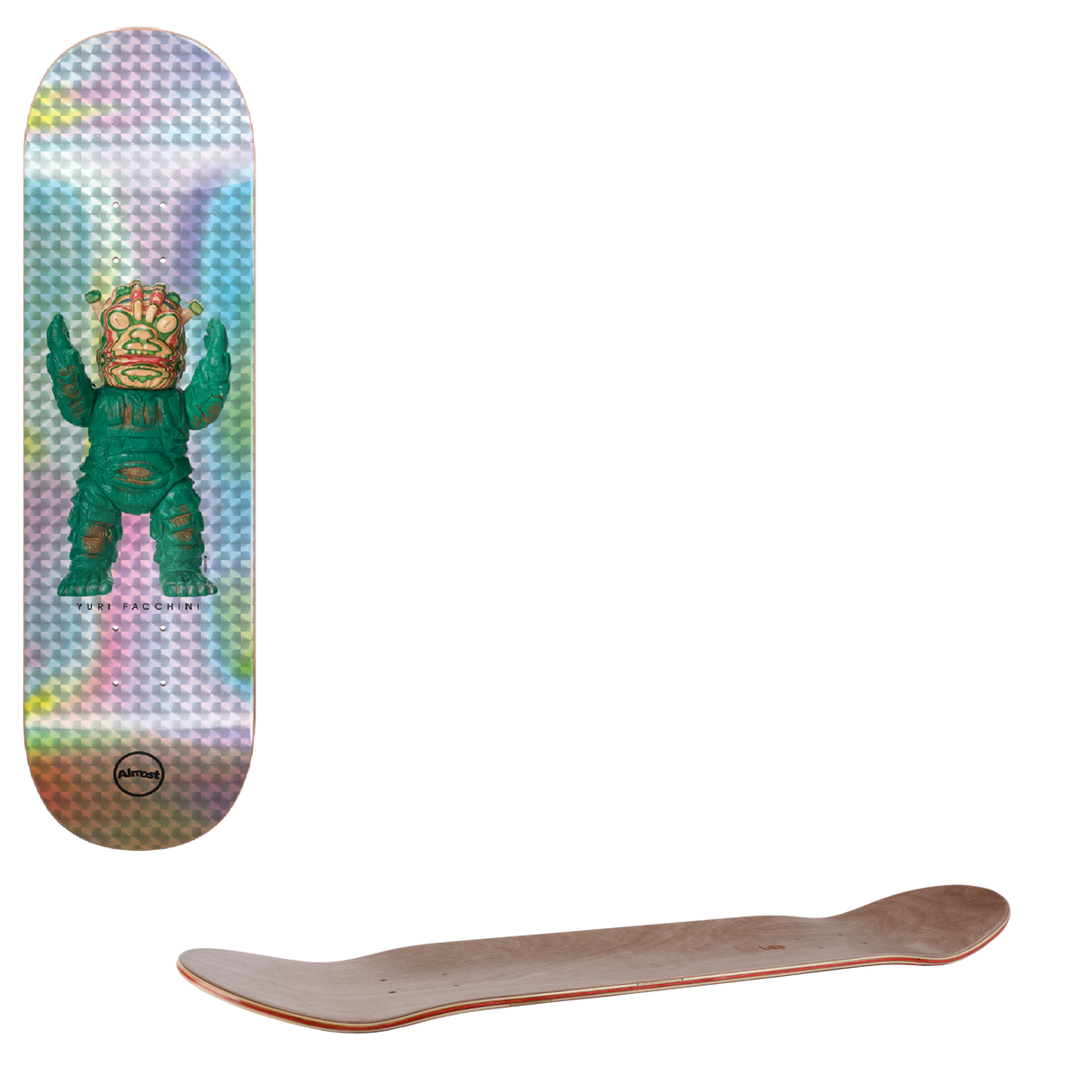 Almost Haroshi Monster Skateboard Deck - Yuri 8.125"