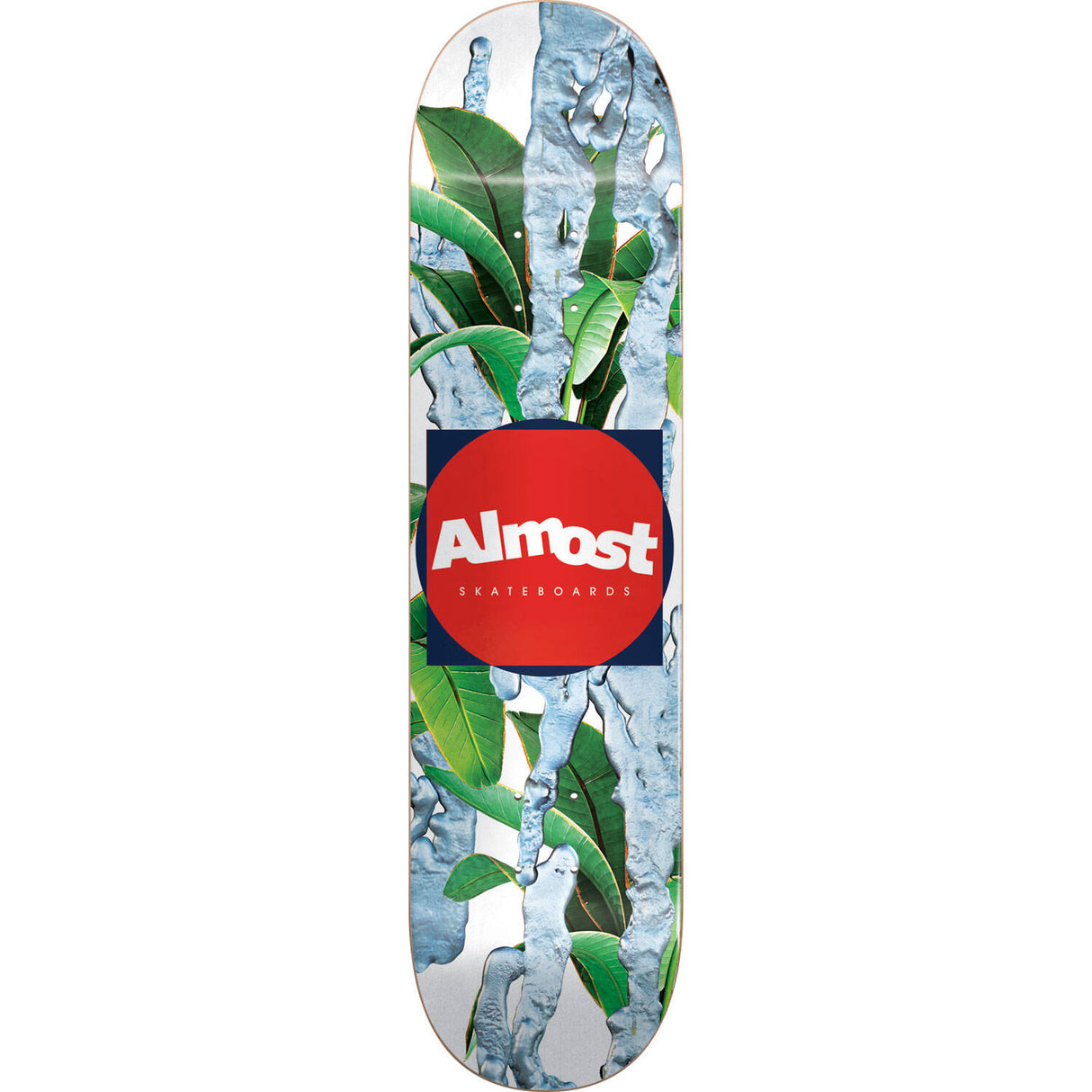 Almost Metal Skateboard Deck - White 8.375"