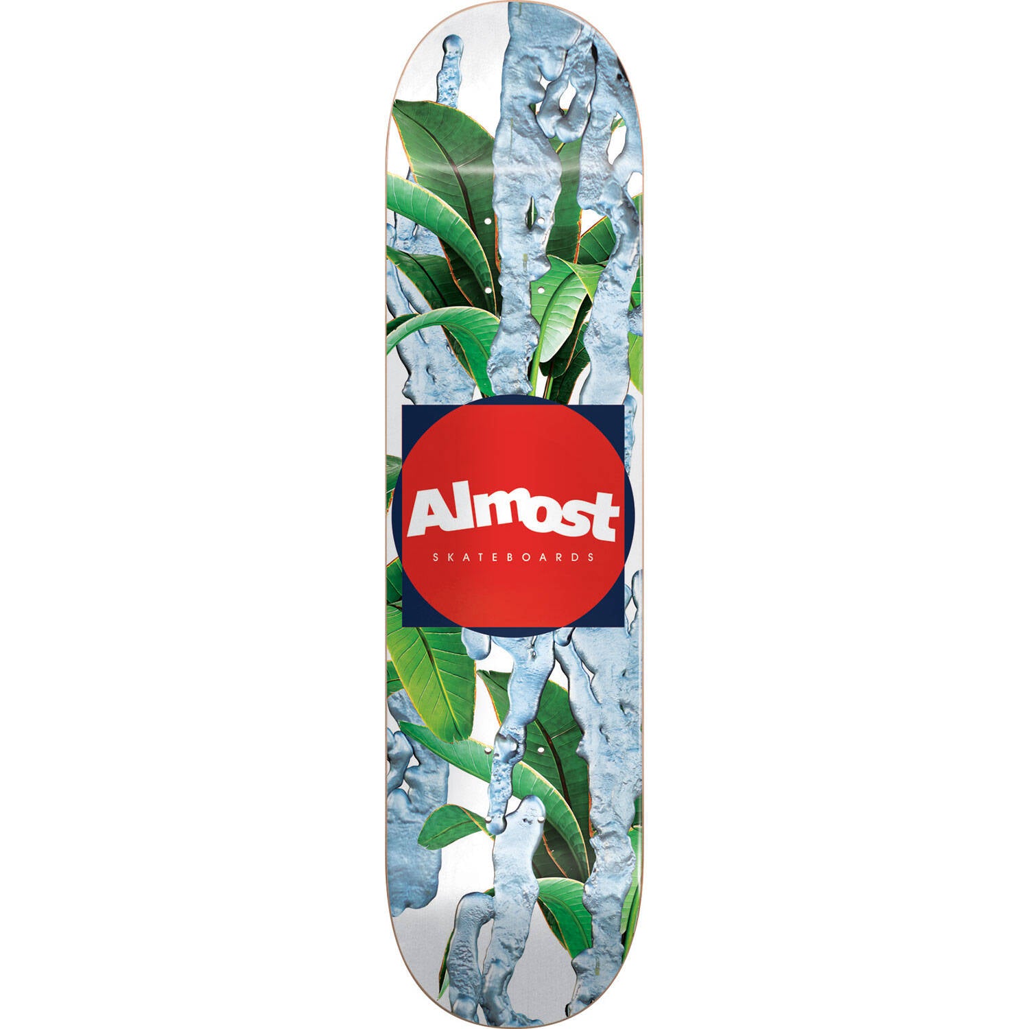 Almost Metal Skateboard Deck - White 8.375"