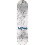 Almost Minimalist Skateboard Deck - White/Black 8.5"