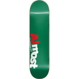 Almost Most Skateboard Deck - Green 8.5"