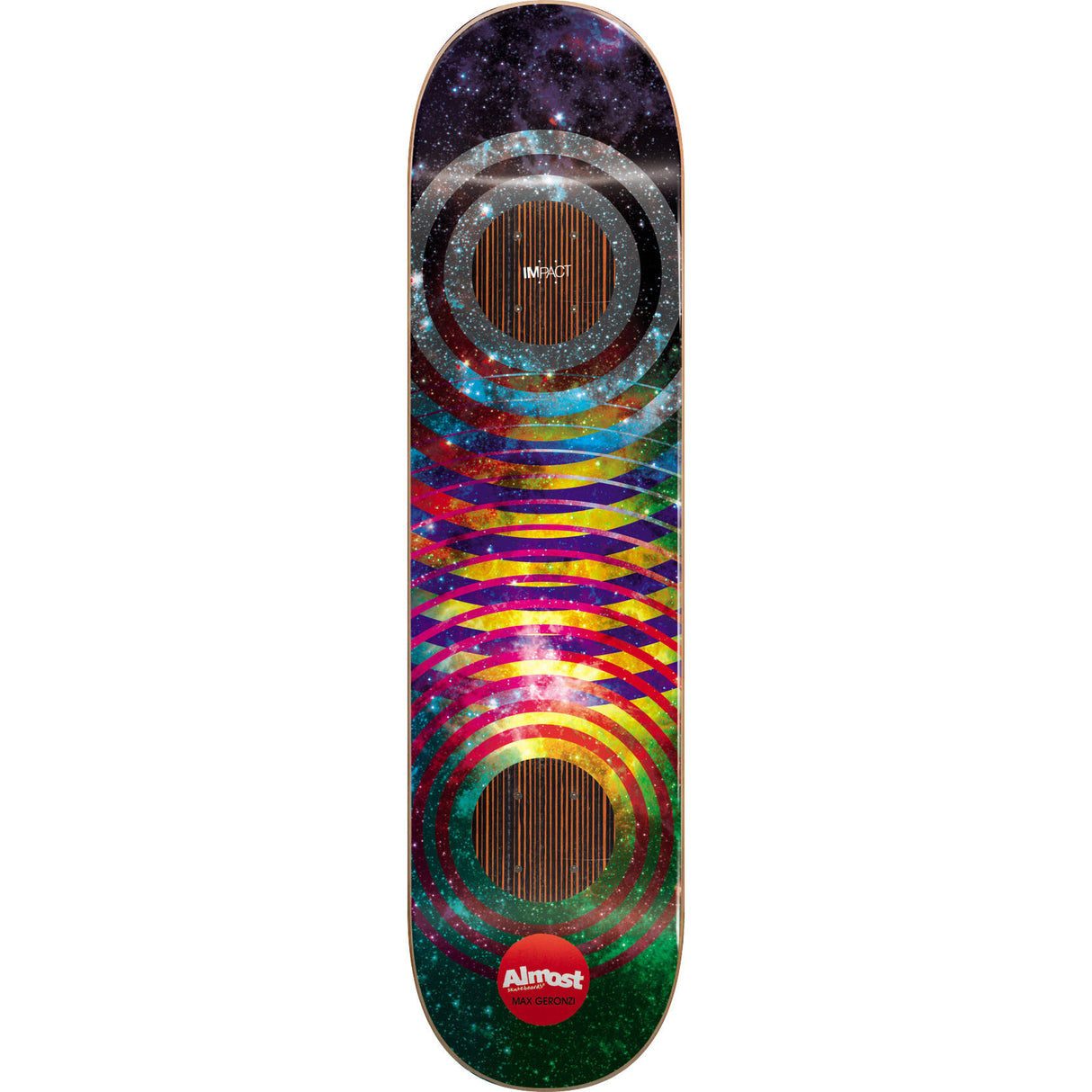 Almost Space Rings Skateboard Deck - Max 8"