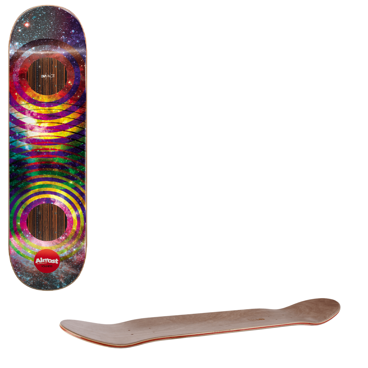Almost Space Rings Skateboard Deck - Youness 8.375"