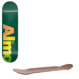 Almost Fall Off Logo Skateboard Deck - Green 8.25''