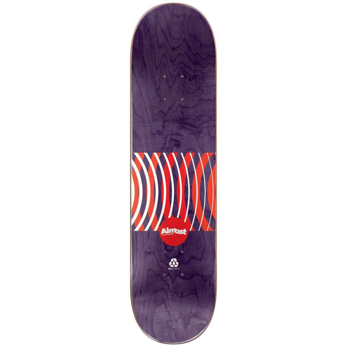 Almost Interweave Rings Impact Skateboard Deck - Youness 8.25''