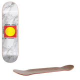 Almost Minimalist R7 Skateboard Deck - White 8.5''