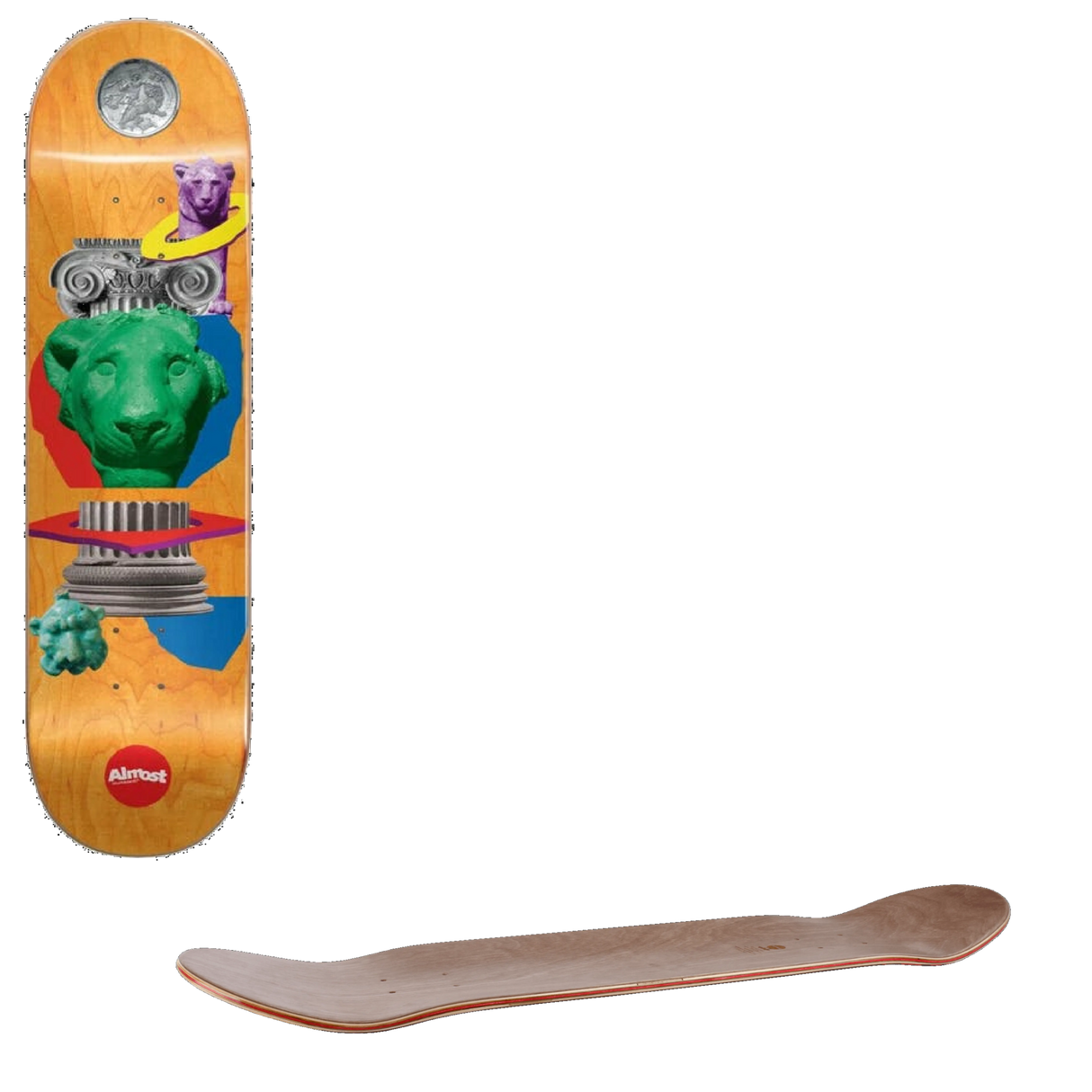 Almost Relics R7 Skateboard Deck - Dilo 8.125''