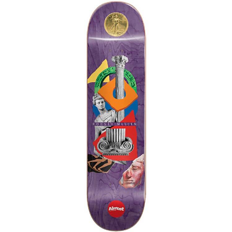 Almost Relics R7 Mullen Skateboard Deck - Purple 8.25''