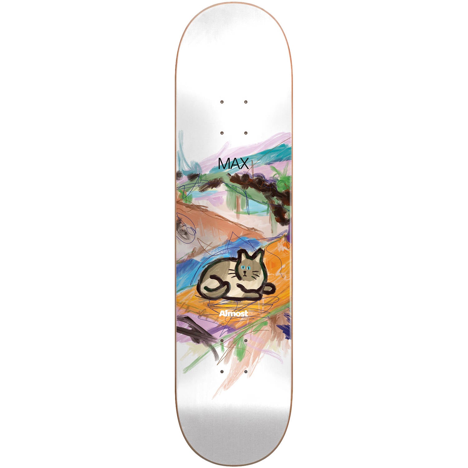 Almost Mean Pets Skateboard Deck - Max 8.25"
