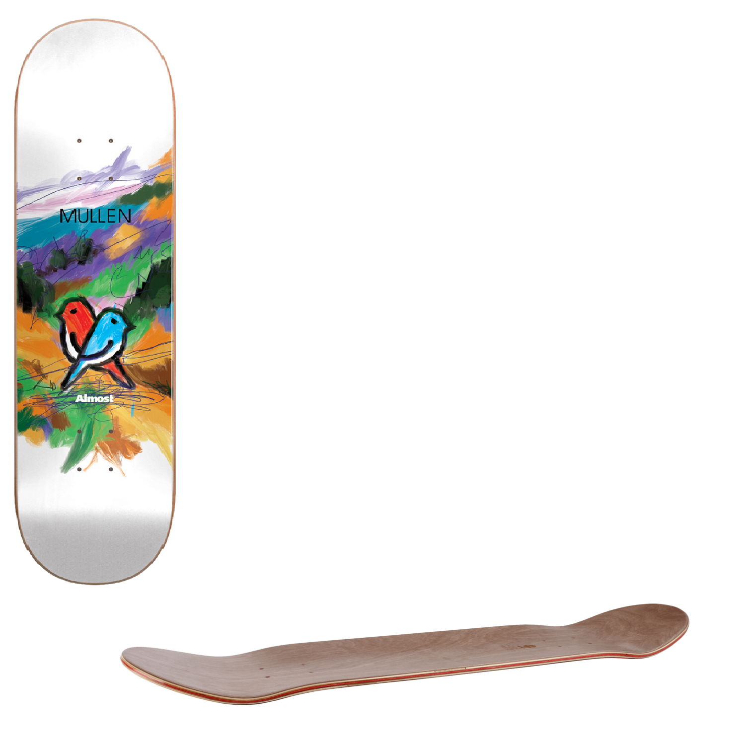 Almost Mean Pets Skateboard Deck - Mullen 8"