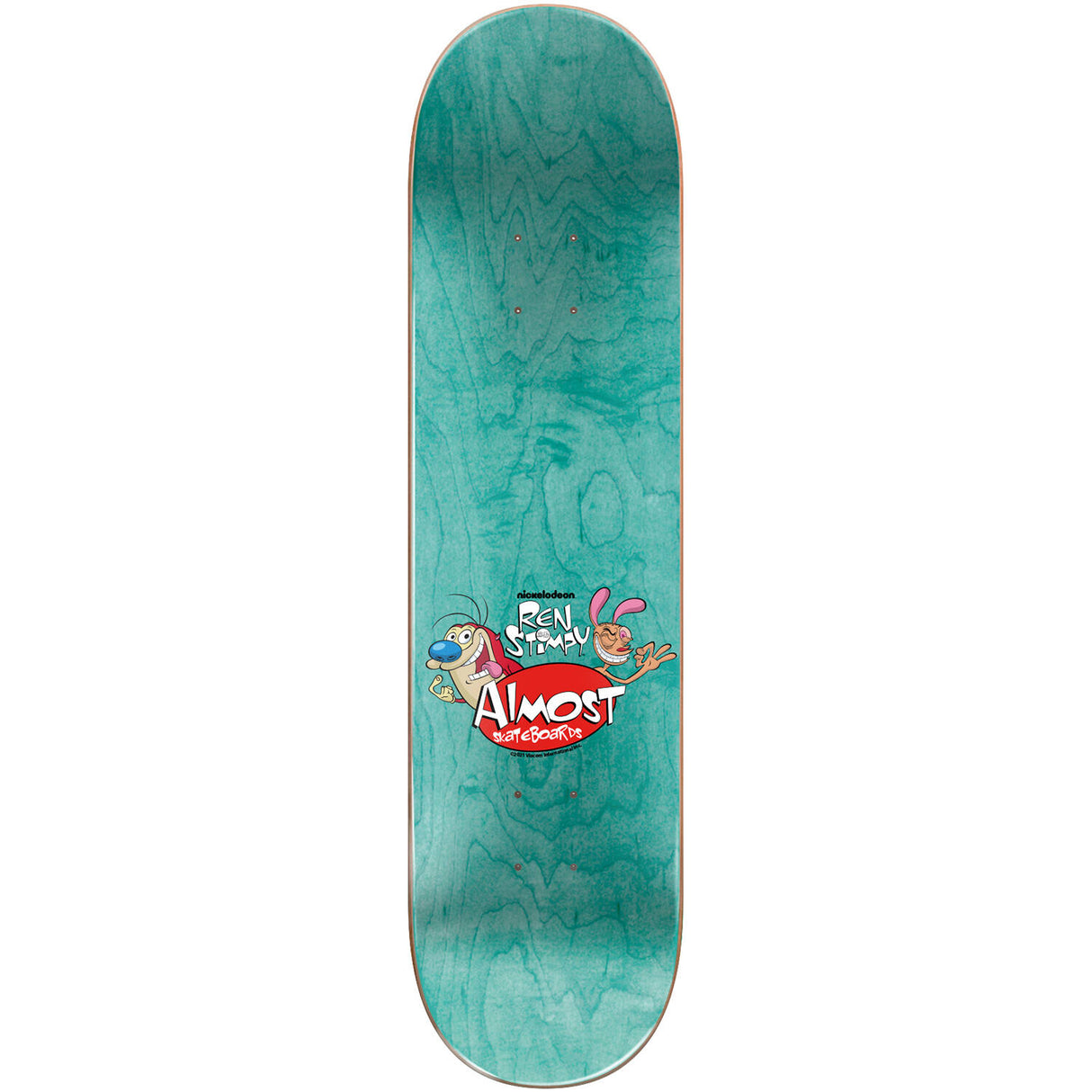 Almost Ren & Stimpy R7 Skateboard Deck - Yuri Road Trip 8.375"