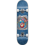 Almost Ren & Stimpy Boxed Premium Complete Skateboard - Blue 8"
