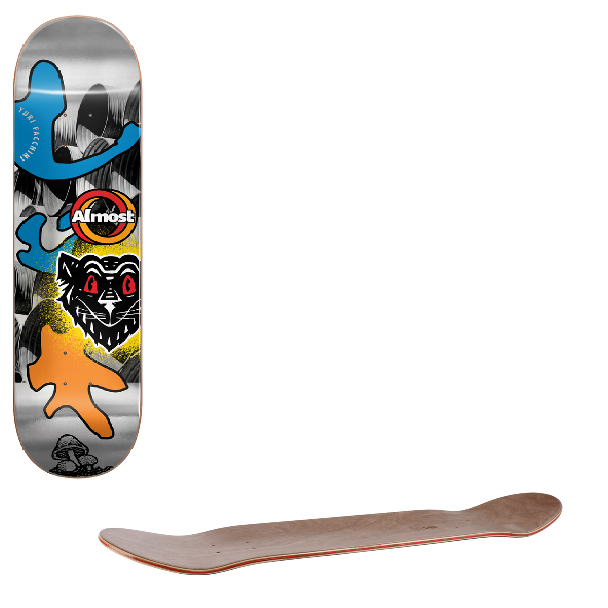 Almost Silver Linings R7 Skateboard Deck - Yuri 8.125"