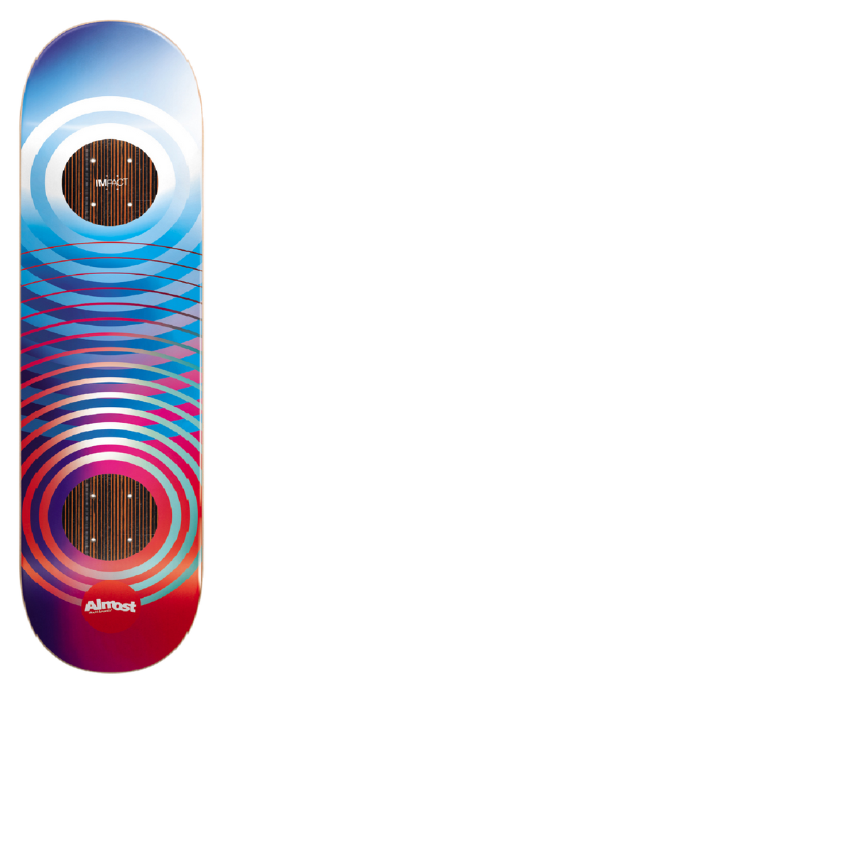 Almost Gradient Rings Impact Skateboard Deck - 8.125"
