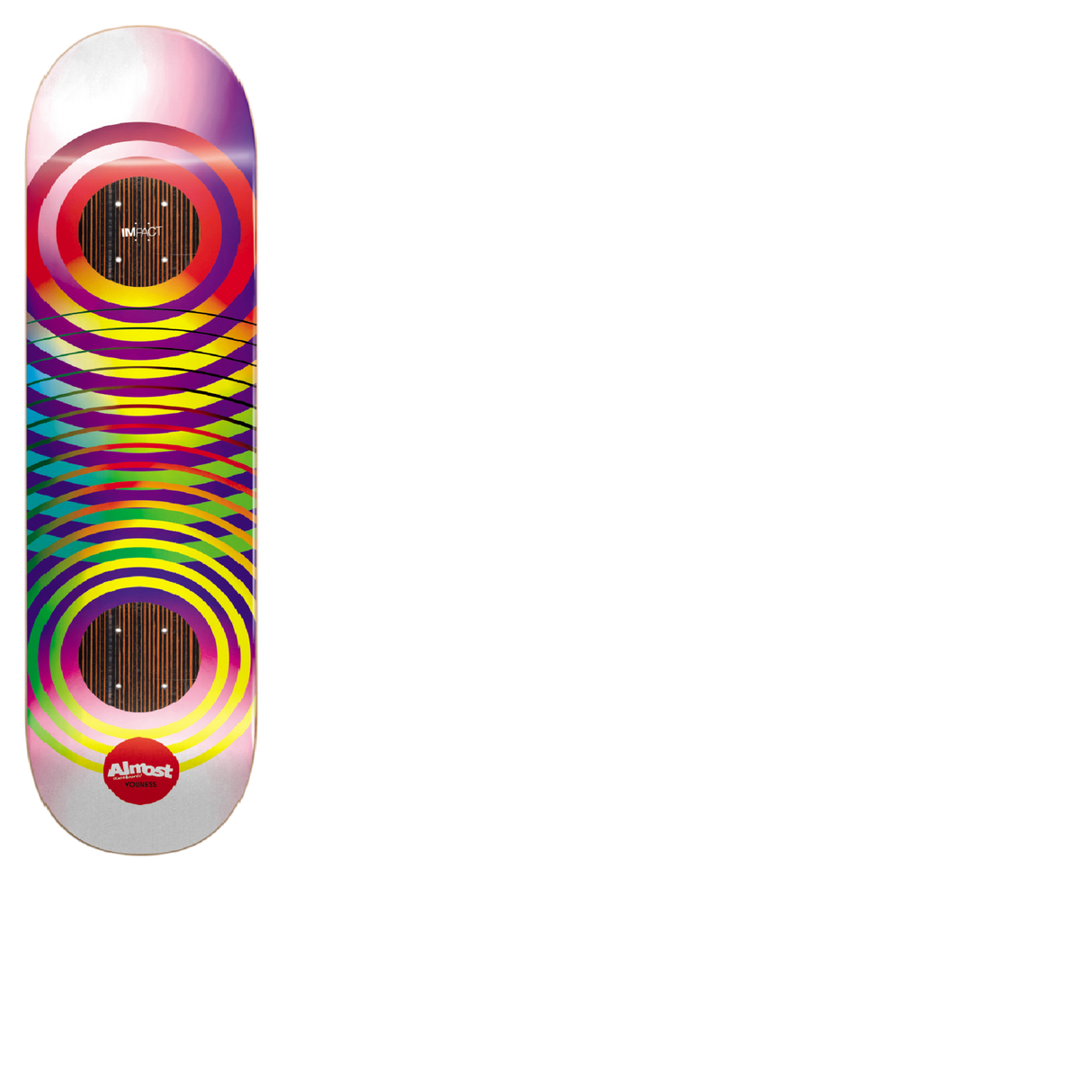 Almost Gradient Rings Impact Skateboard Deck - Youness 8.375"
