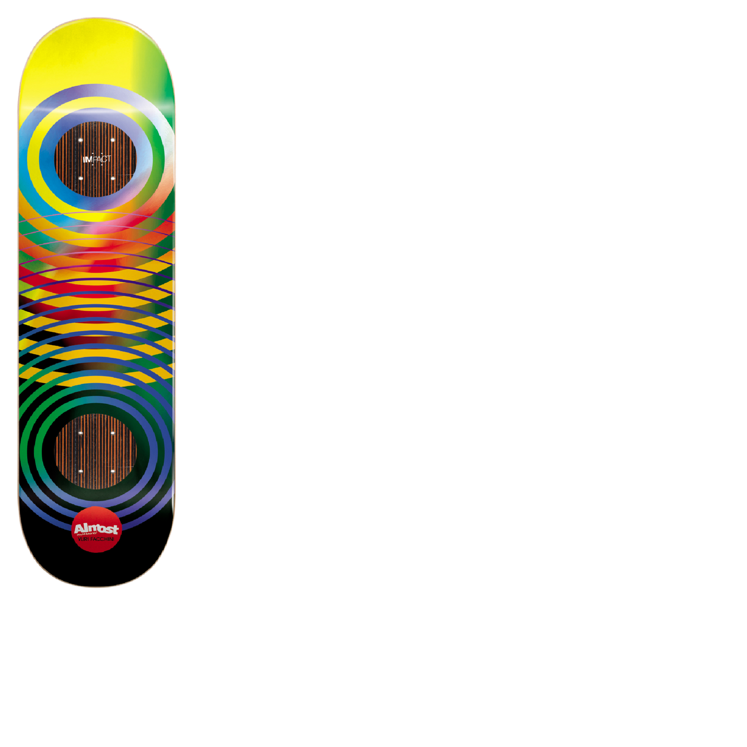 Almost Gradient Rings Impact Skateboard Deck - Yuri 8.5"