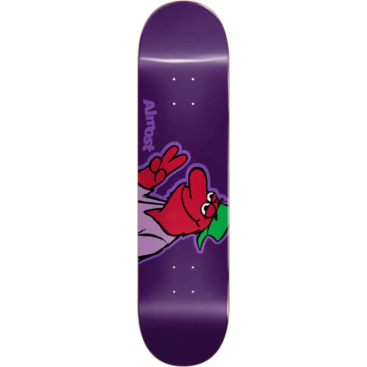 Almost Side Peace Hybrid Skateboard Deck