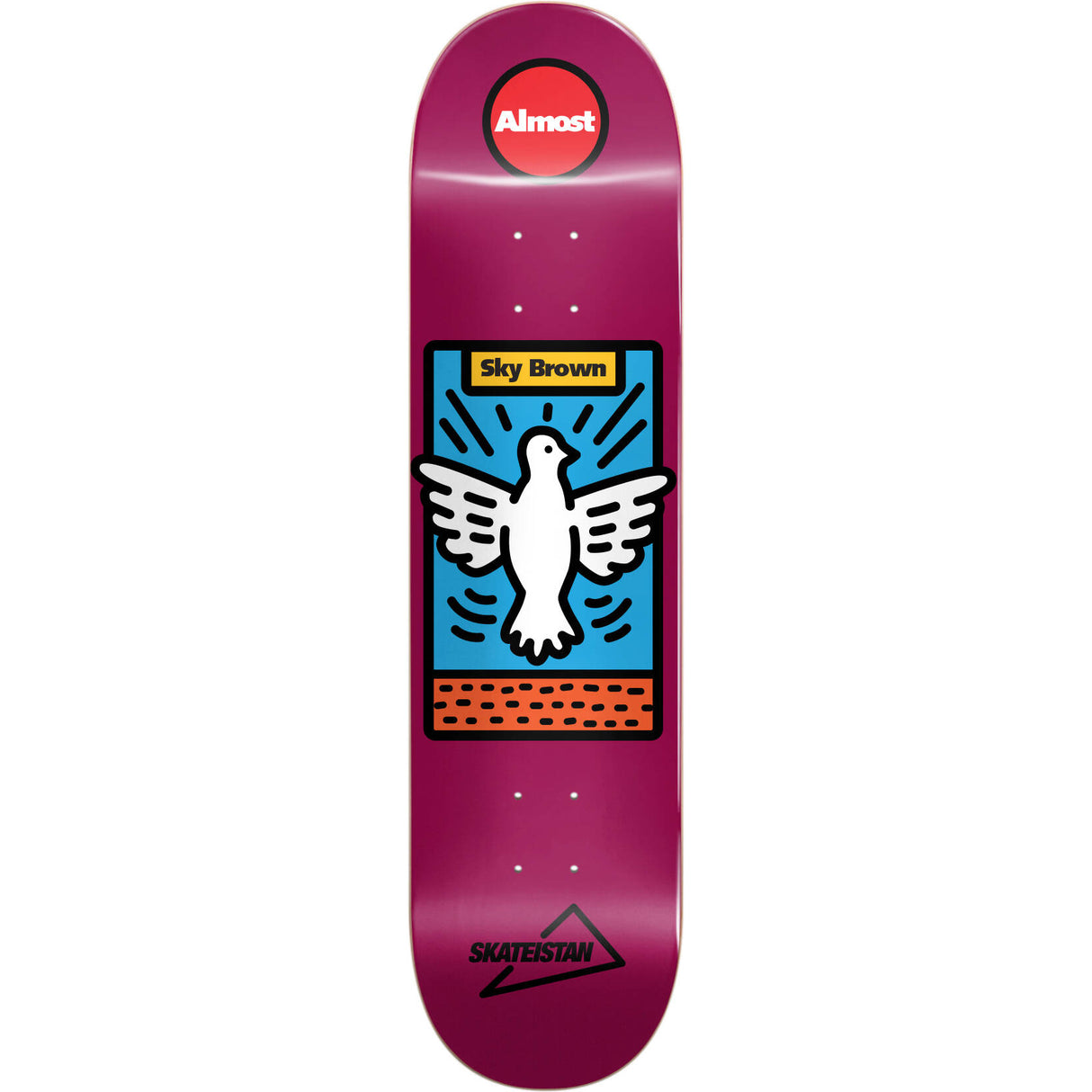 Almost Skateistan Sky High R7 Skateboard Deck