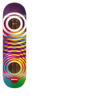Almost Gradient Rings Impact Skateboard Deck - Max 8"